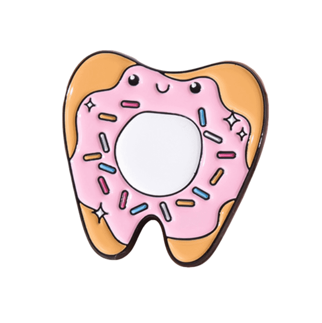 Donut Tooth Pin